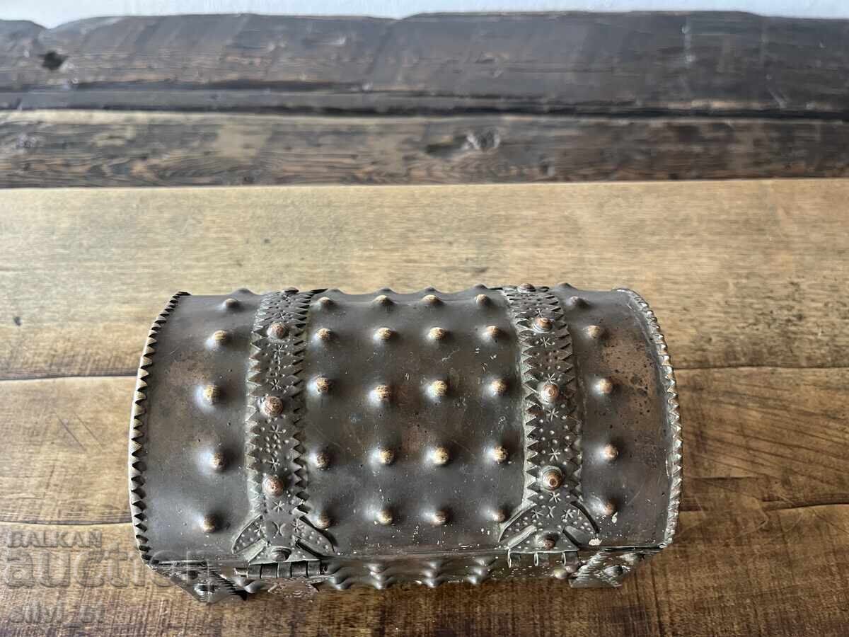 Old Copper Jewelry Box - 5 Old Copper Jewelry Box - 5