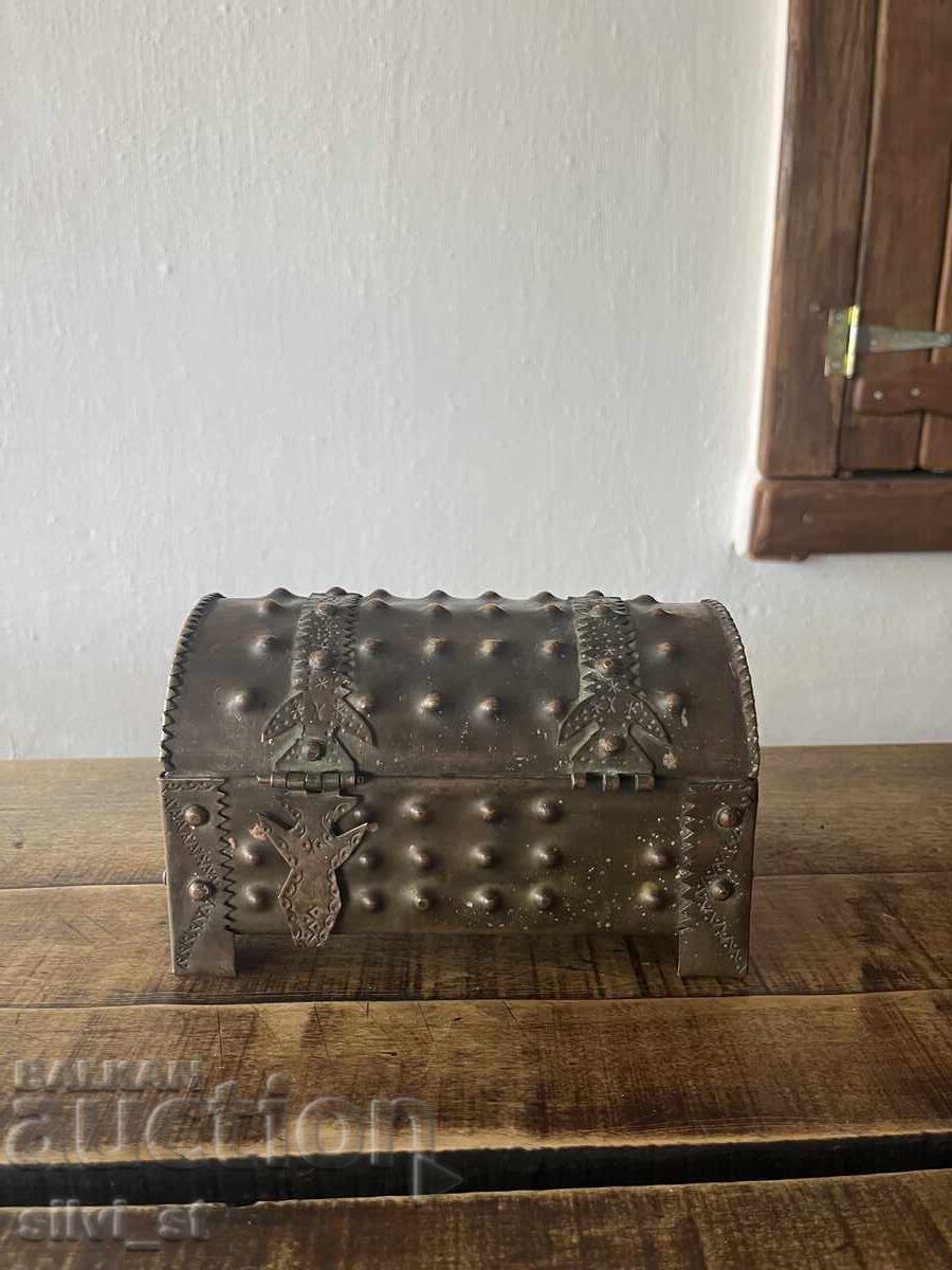 Old Copper Jewelry Box - 6 Old Copper Jewelry Box - 6