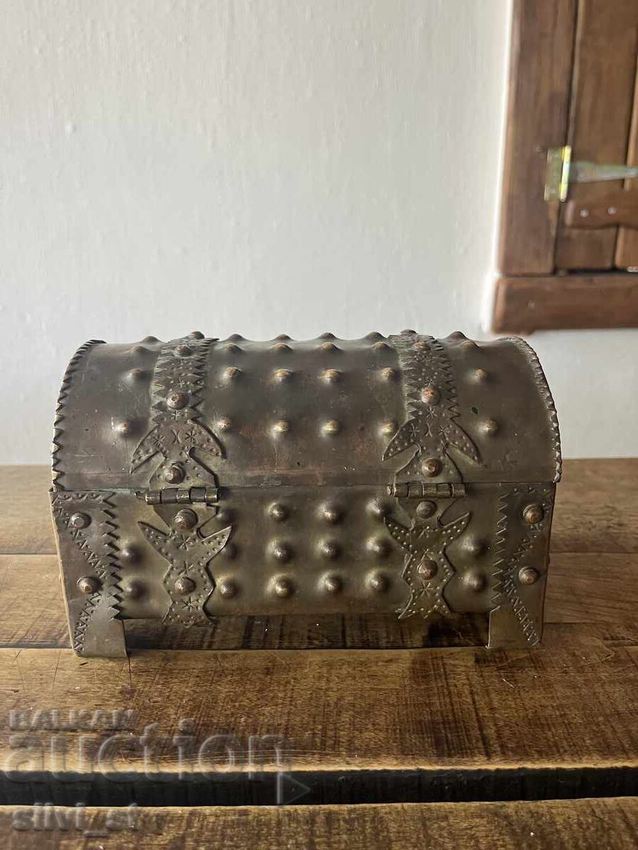 Old Copper Jewelry Box Old Copper Jewelry Box