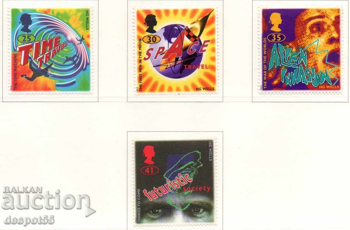 1995. Ηνωμένο Βασίλειο. Επέτειος του Χ. Τζ. Ουέλς, συγγραφέα