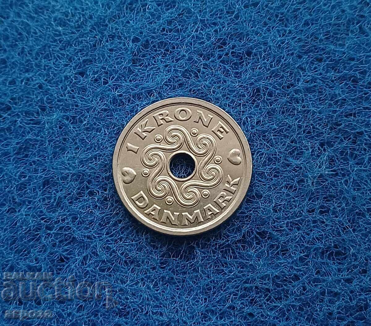 Licitație 1 coroană Danemarca 2007 necirculate Licitație 1 coroană Danemarca 2007 necirculate