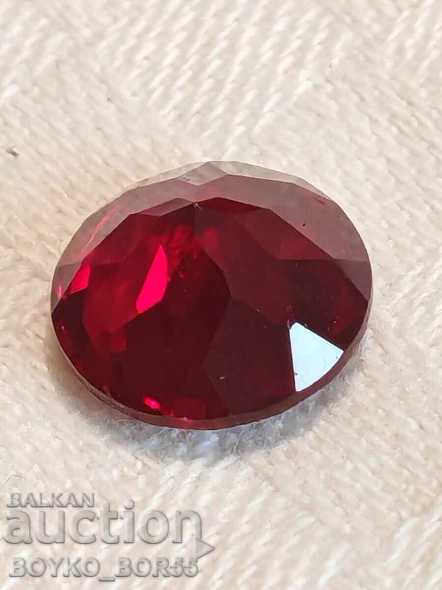 Delivery of Large Ruby Round Cut 11.85 ct