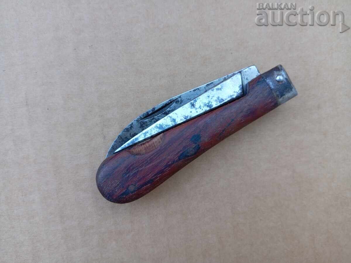 Antique soldier's knife with spike WW1 WW2 - 7