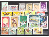 1960-99. Lot aleatoriu cu tematică sportivă și olimpică