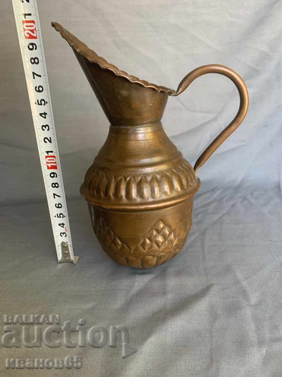 Brass jug with price 40.00 BGN | € 20.45