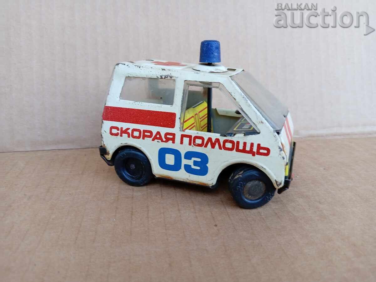 Δημοπρασία Γρήγορη βοήθεια ΕΣΣΔ 70s λαμαρινένιο παιχνίδι