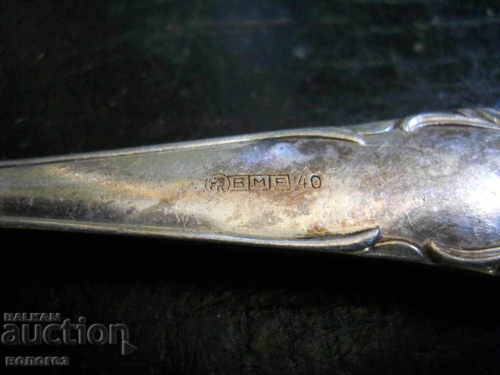 Linguri de ceai placate cu argint "BMF" Germania - 5 Linguri de ceai placate cu argint "BMF" Germania - 5