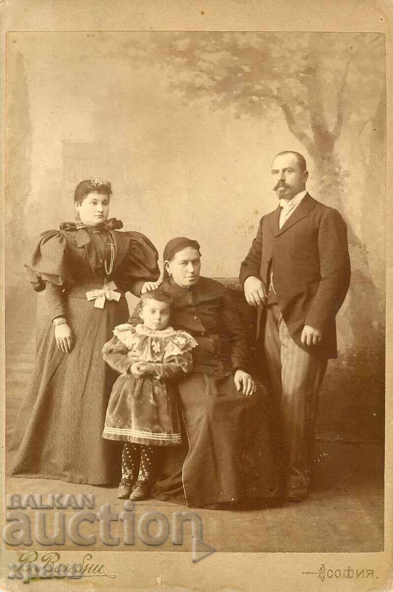OLD PHOTOGRAPH - CARDBOARD - V.VALEBNI - SOFIA - 1519