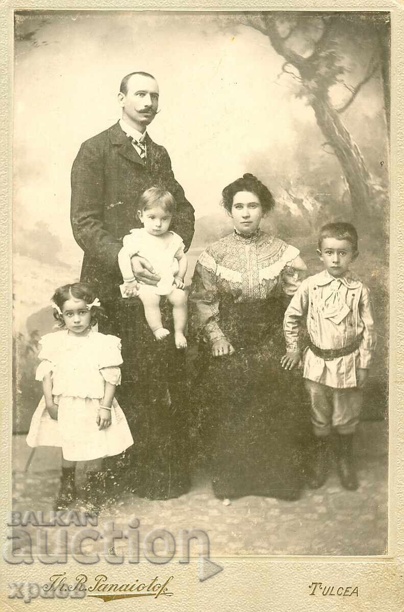 OLD PHOTOGRAPH - CARDBOARD - PANAYOTOV - TULCEA - 1609