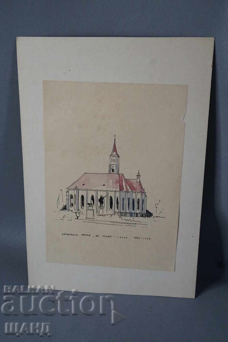 Παλιός Δάσκαλος σχεδίασης εικόνα Παρεκκλήσι της εκκλησίας