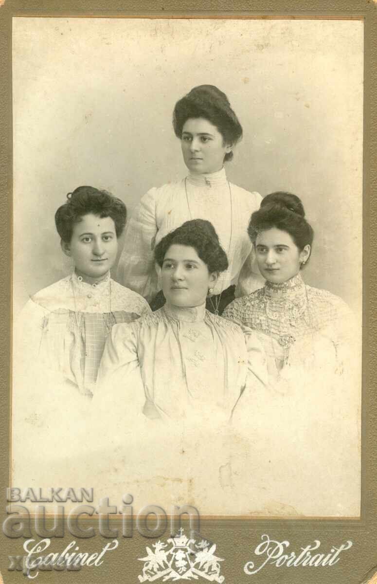 FOTOGRAFIE VECHE - CARTON - FOTO LUMINĂ - 1770