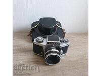 Aparat foto Exakta_vx1000 cu obiectiv Carl Zeiss Jena Tessar