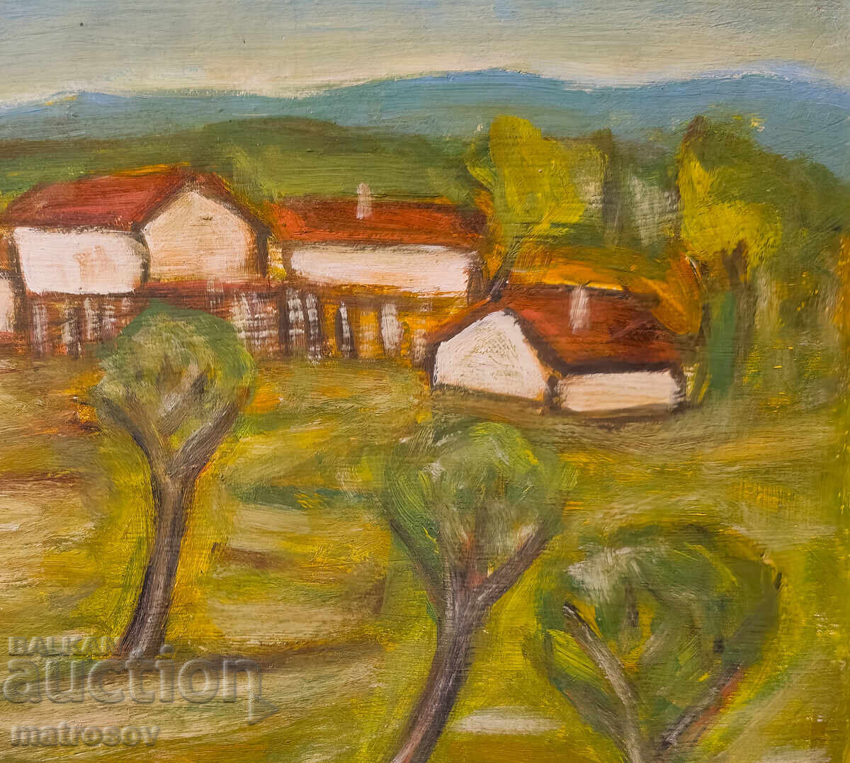 Oil painting, rural landscape - 6