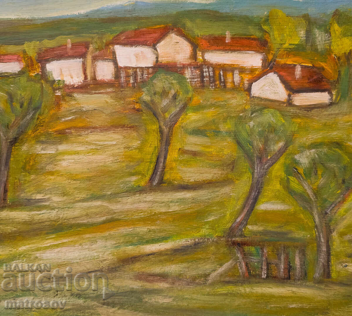 Oil painting, rural landscape - 7