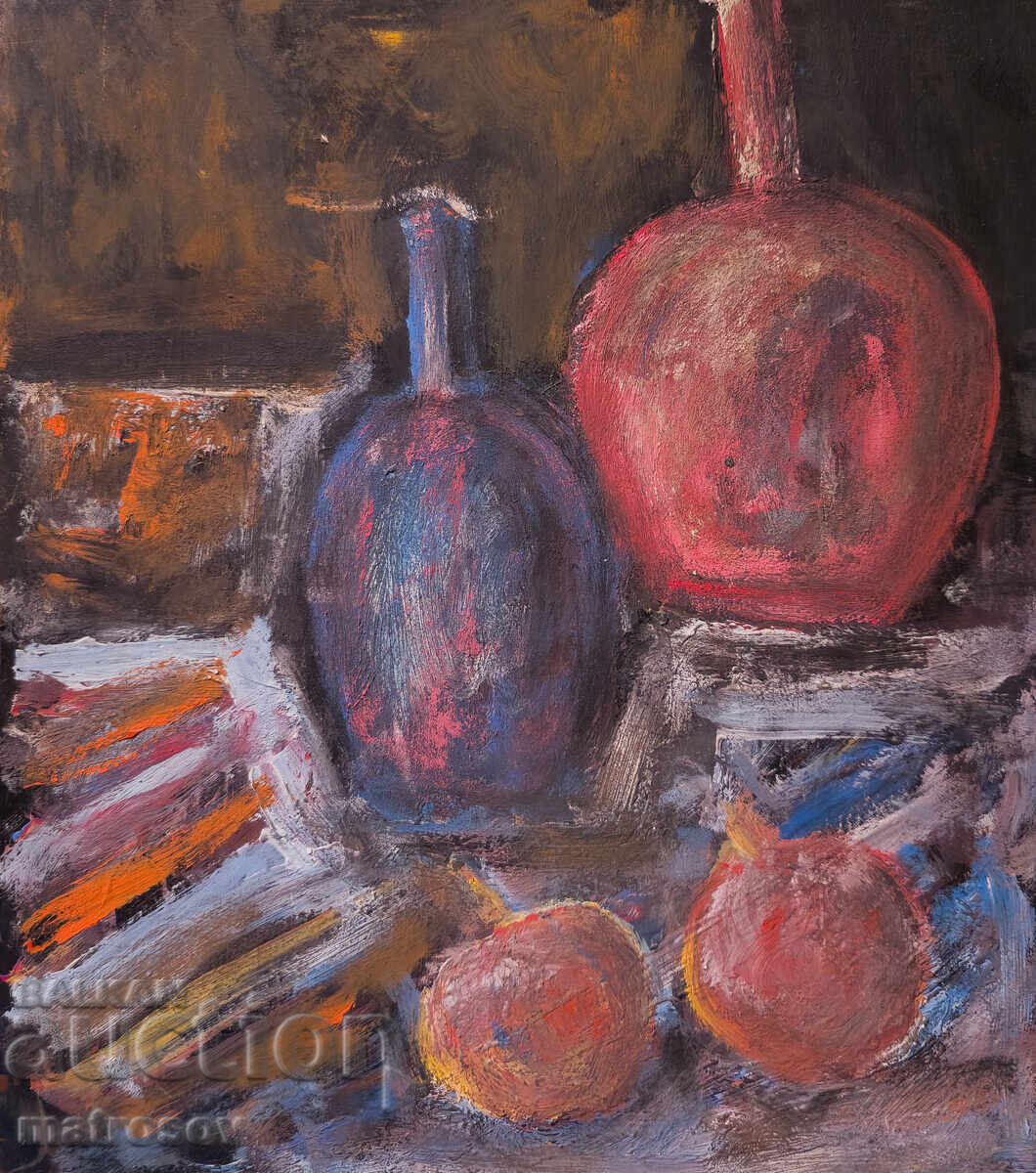 Картина, маслени бои, натюрморт с цена 200.00 лв. | € 102.26