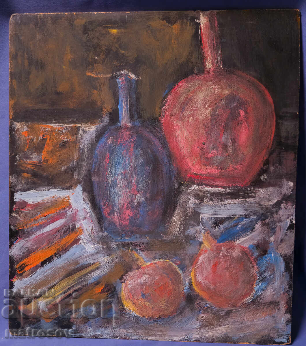 Аукцион Картина, маслени бои, натюрморт