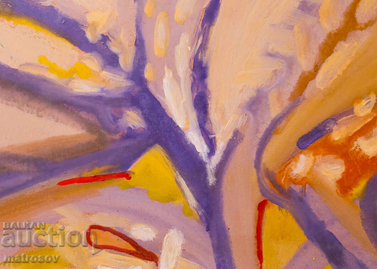 Παράδοση Αφηρημένη σύνθεση, λαδομπογιές