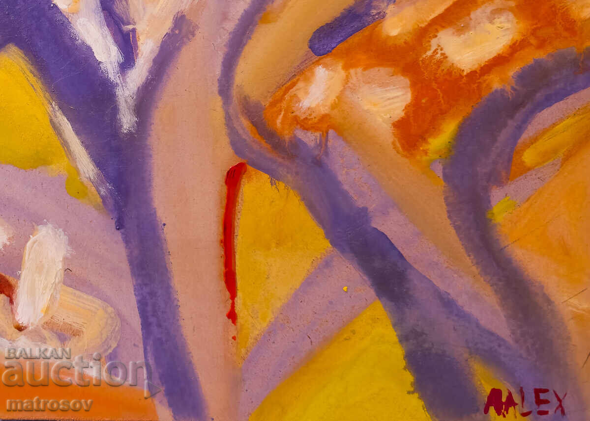 Αφηρημένη σύνθεση, λαδομπογιές - 5