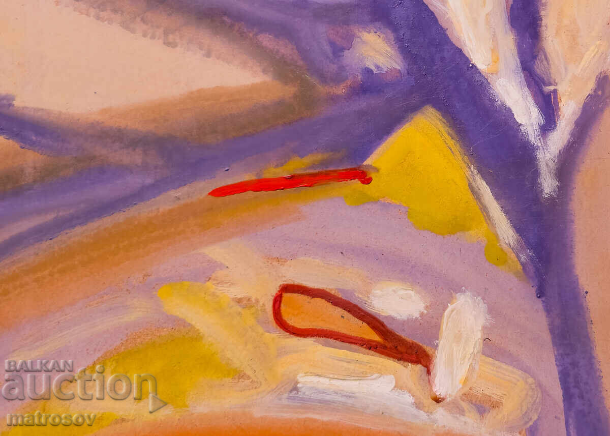 Αφηρημένη σύνθεση, λαδομπογιές - 6