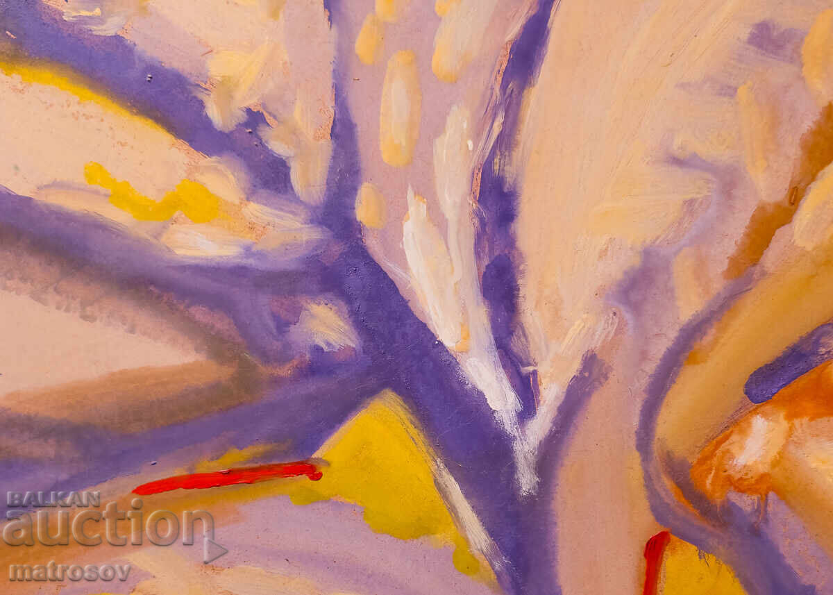 Αφηρημένη σύνθεση, λαδομπογιές - 7