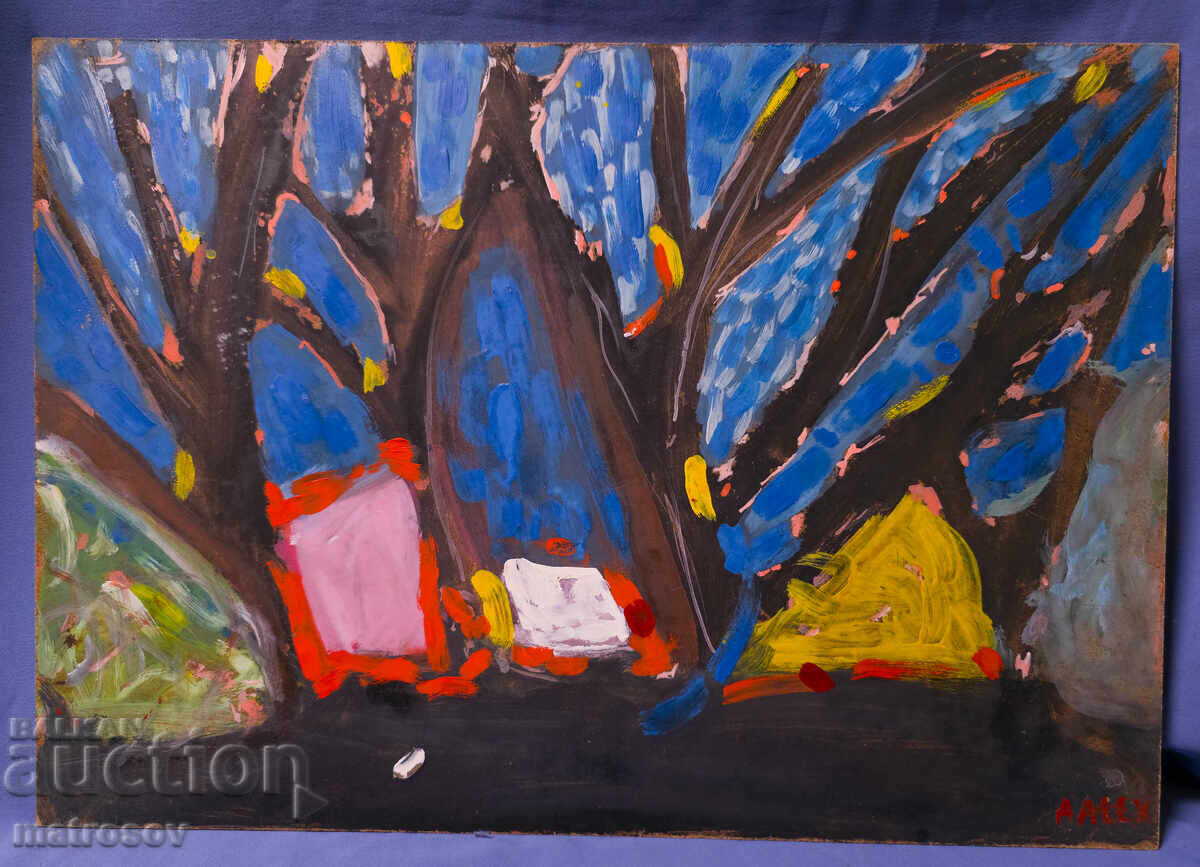 Доставка на Абстрактна маслена картина