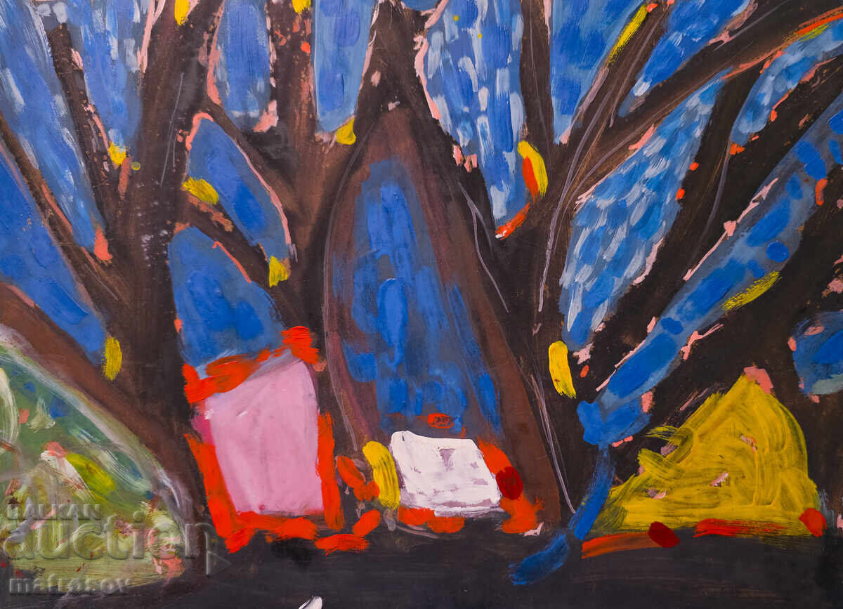 Абстрактна маслена картина - 5