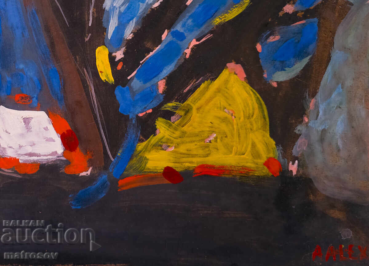 Абстрактна маслена картина - 6