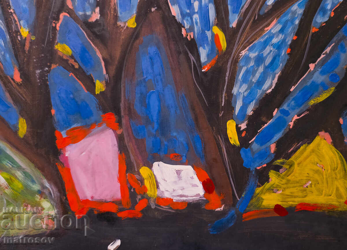 Абстрактна маслена картина - 7