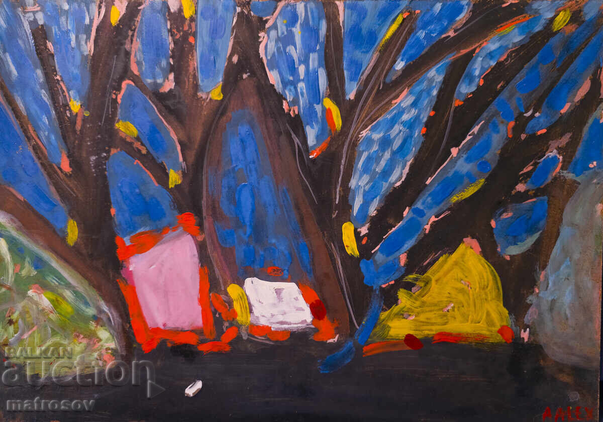 Абстрактна маслена картина