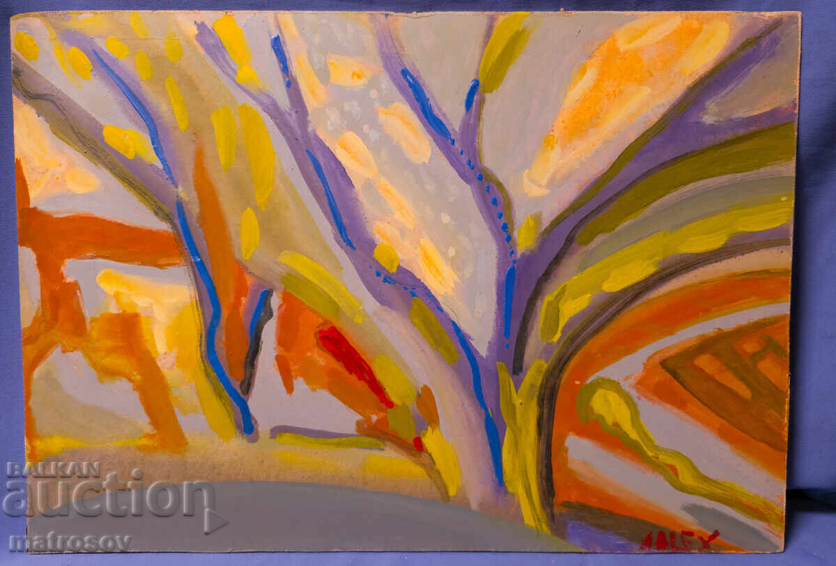 Δημοπρασία Αφηρημένος πίνακας, ελαιογραφία Δημοπρασία Αφηρημένος πίνακας, ελαιογραφία