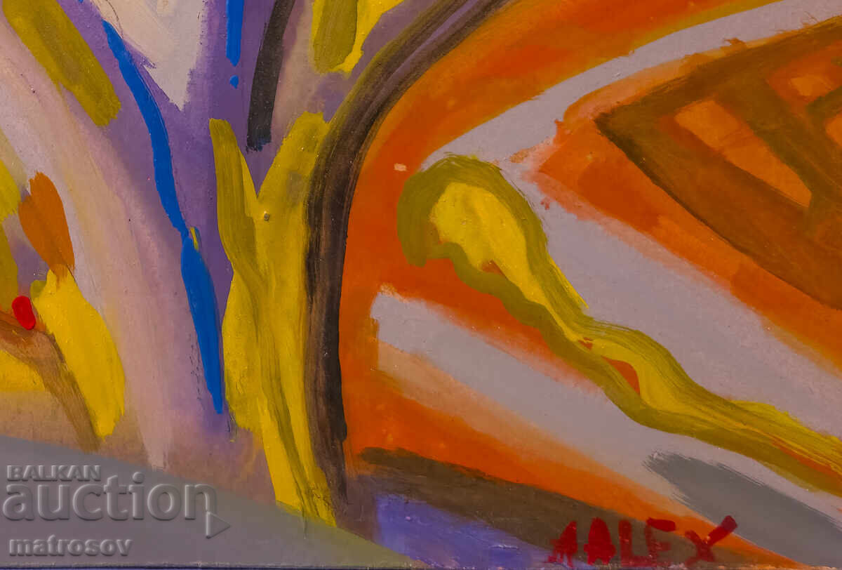 Αφηρημένος πίνακας, ελαιογραφία - 5 Αφηρημένος πίνακας, ελαιογραφία - 5