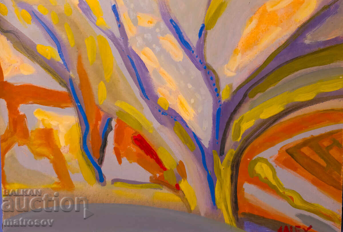 Αφηρημένος πίνακας, ελαιογραφία Αφηρημένος πίνακας, ελαιογραφία