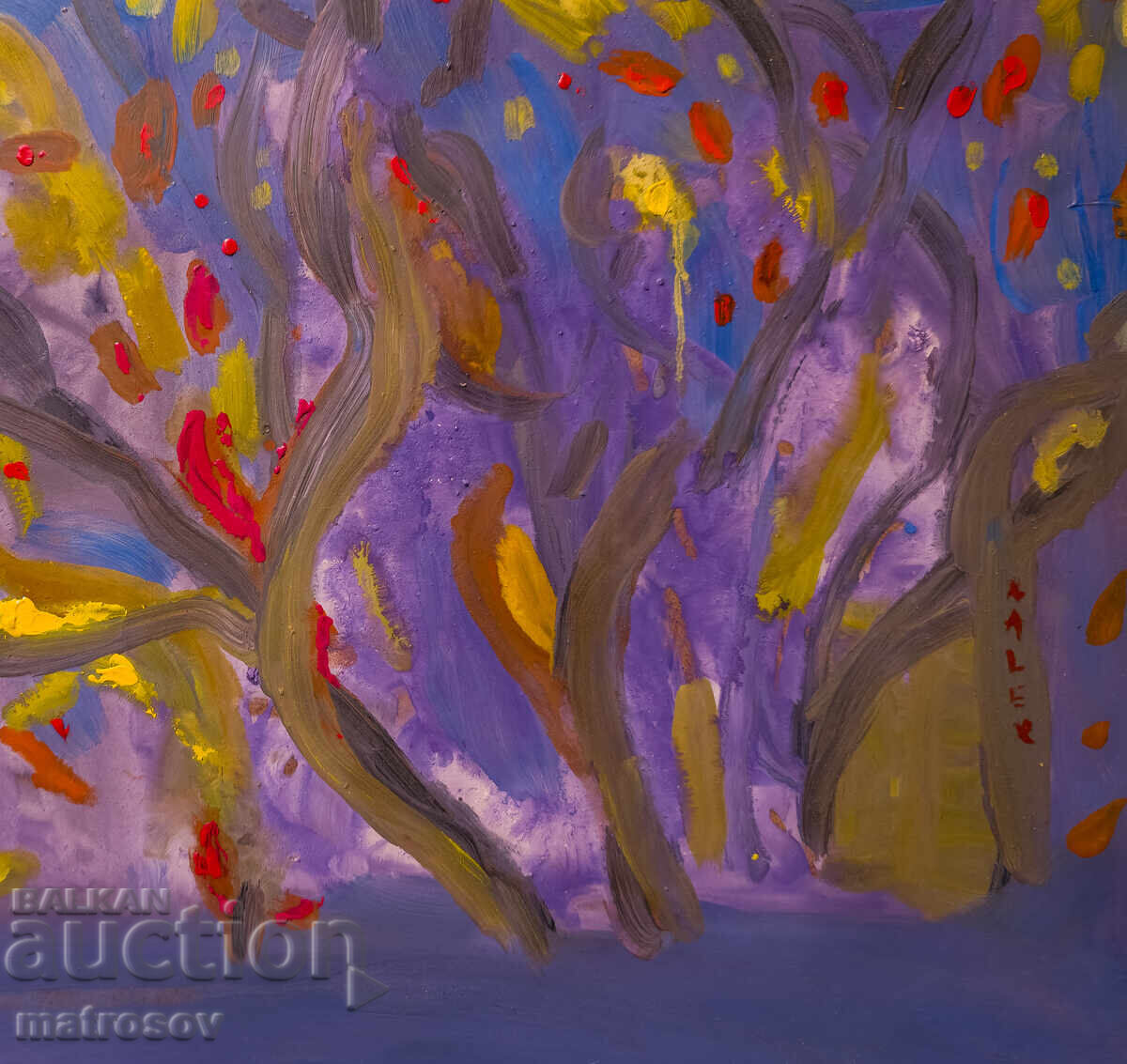 Abstract, Oil Composition - 5