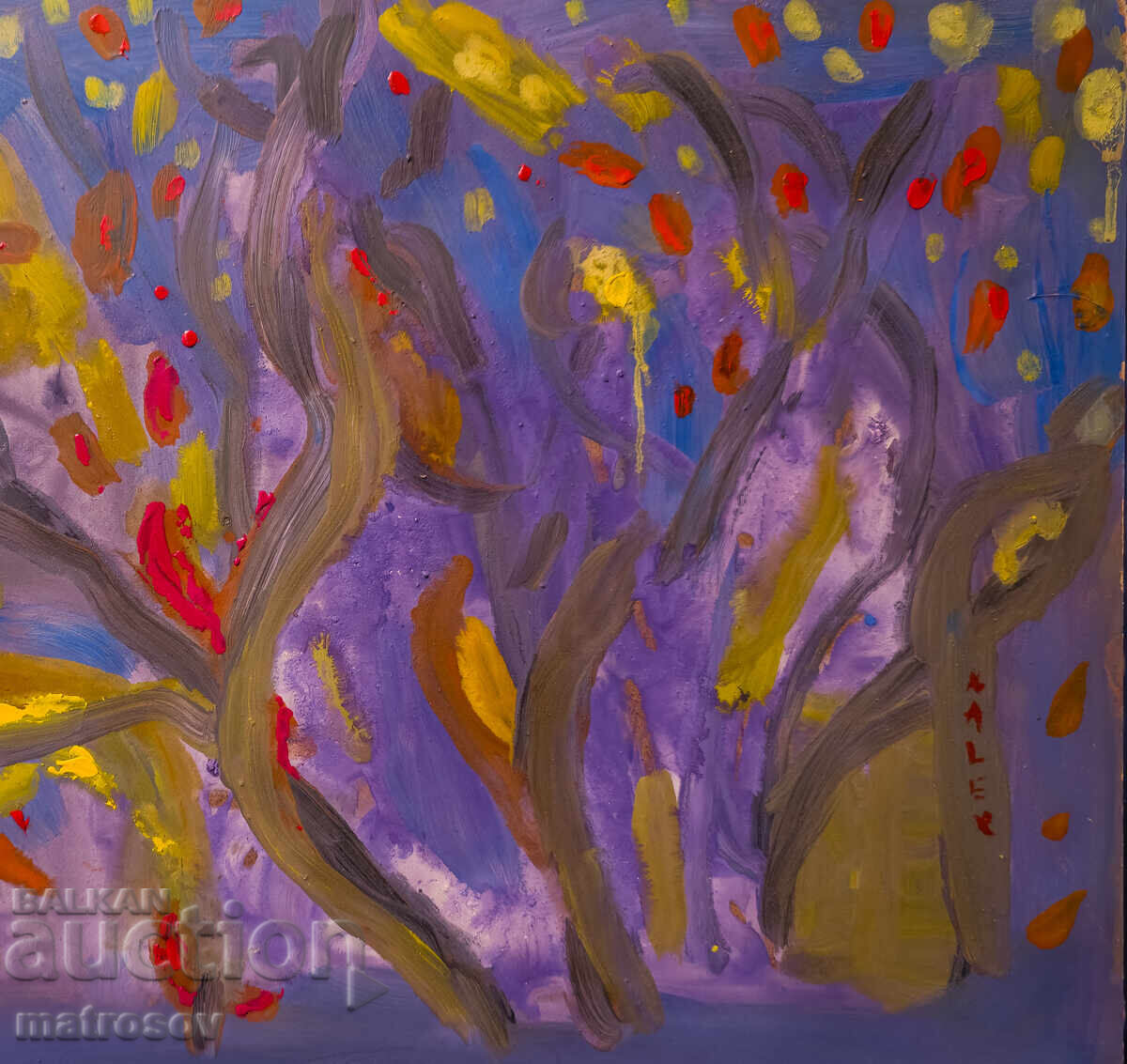 Abstract, Oil Composition - 6