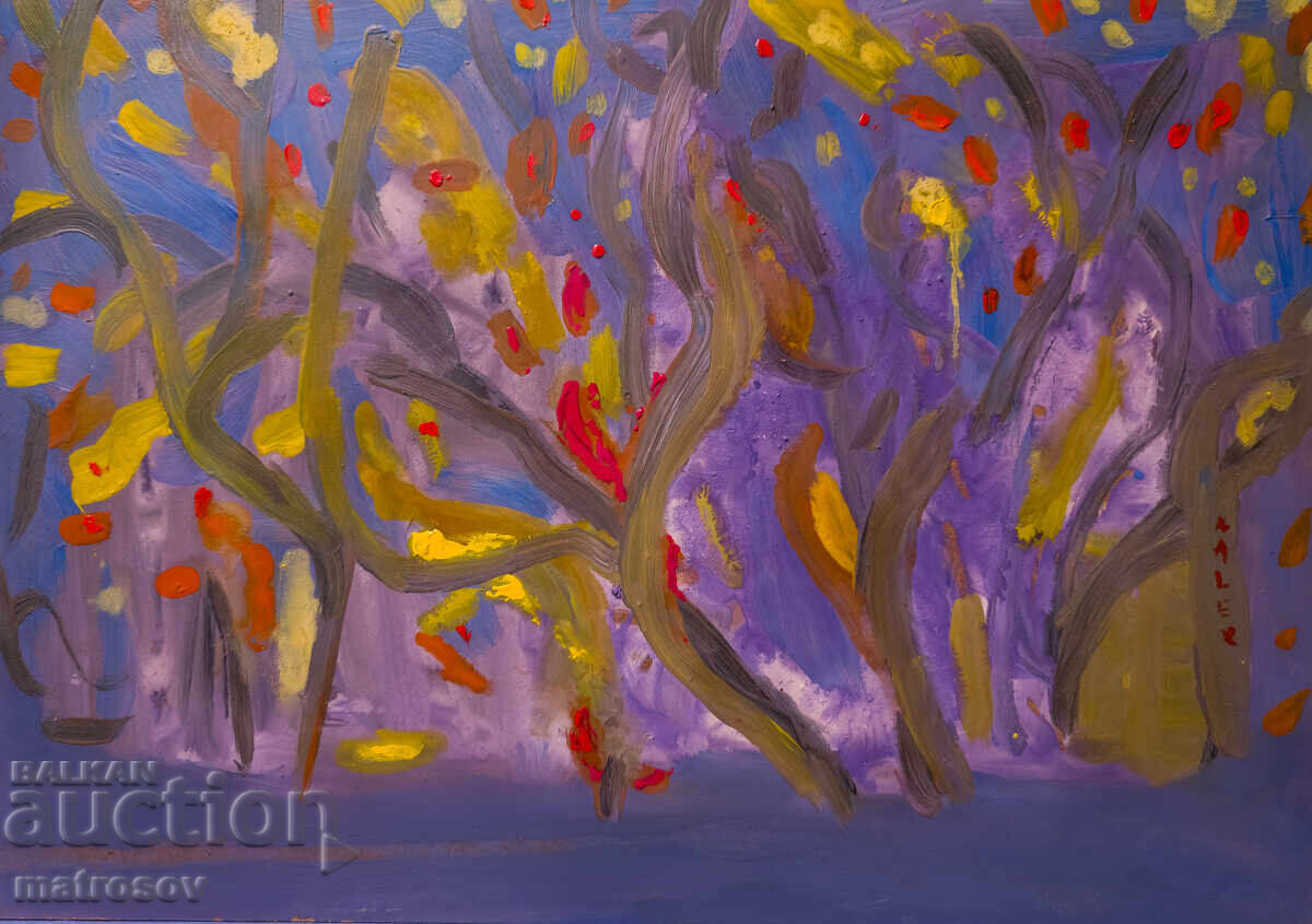 Abstract, Oil Composition