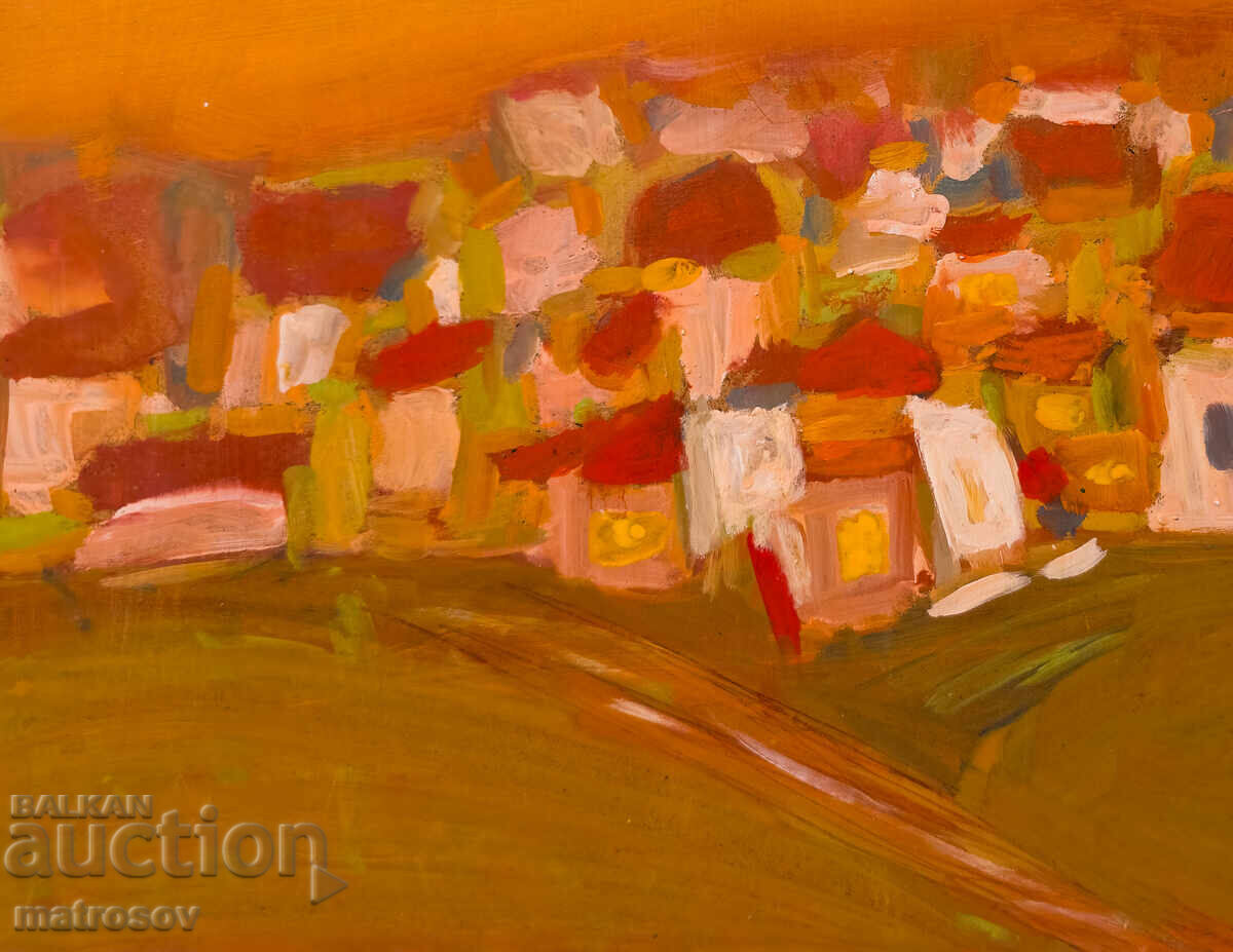 Αφηρημένη σύνθεση, ελαιογραφία, τοπίο - 7