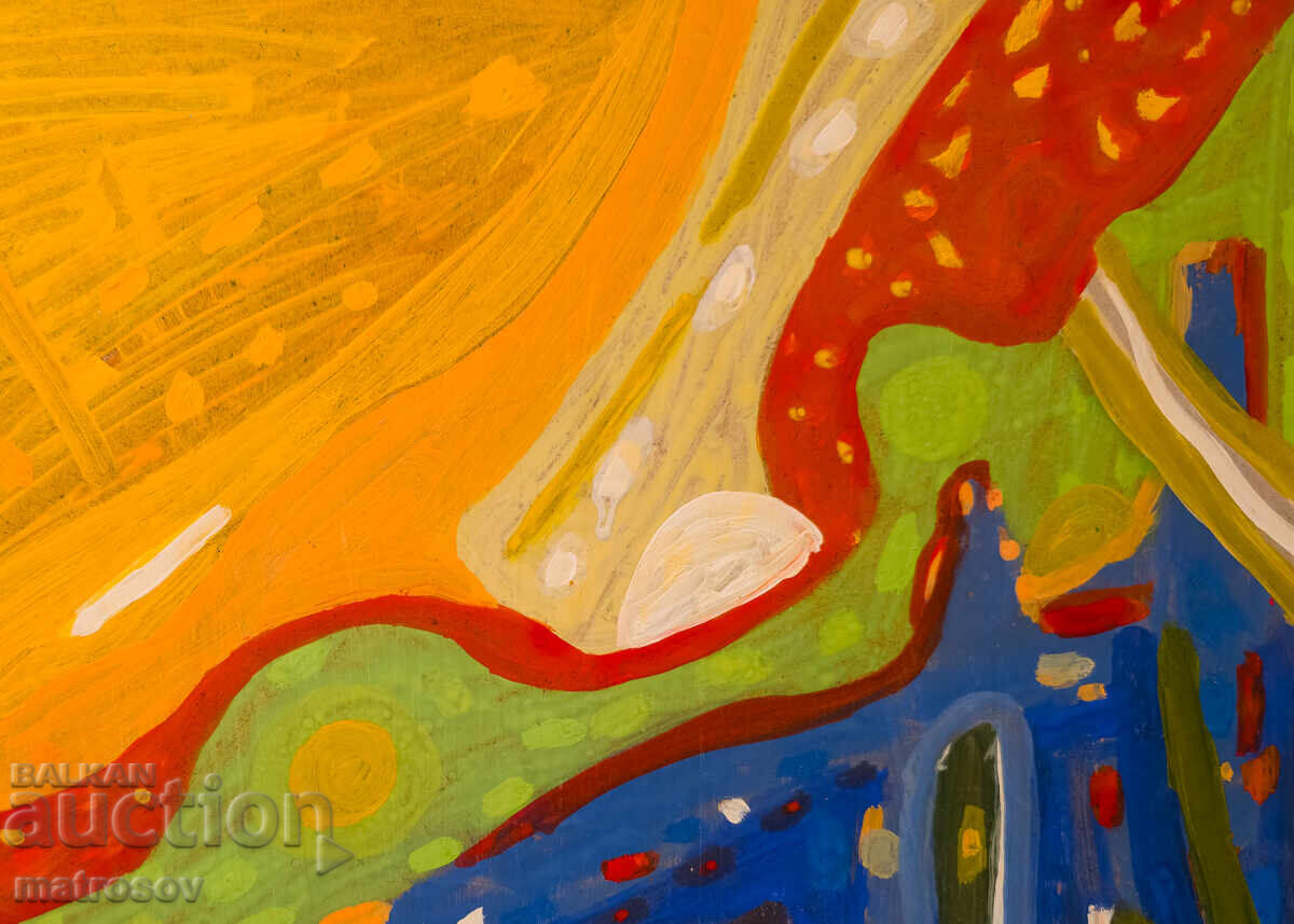 Abstract painting, oil paints - 5