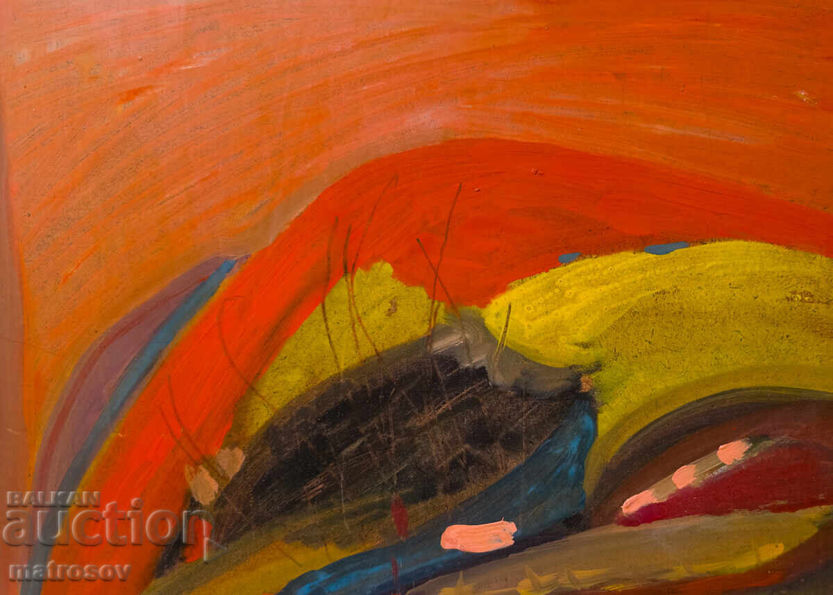 Доставка на Абстрактна композиция, маслени бои