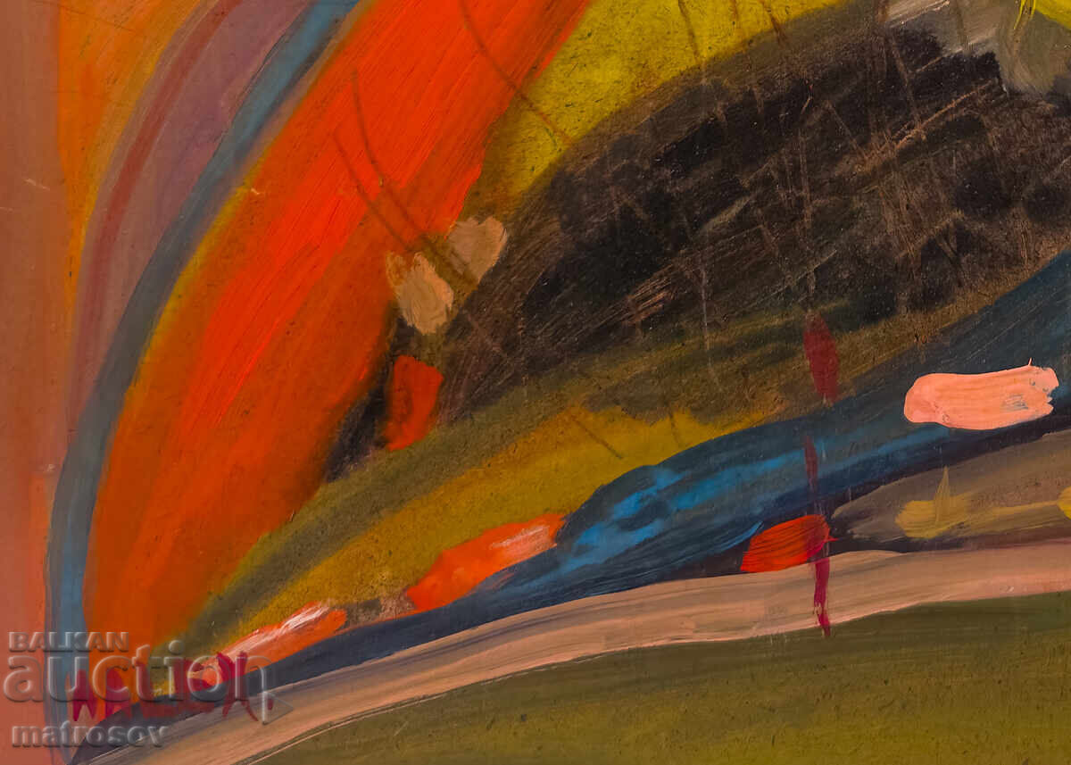 Абстрактна композиция, маслени бои - 5