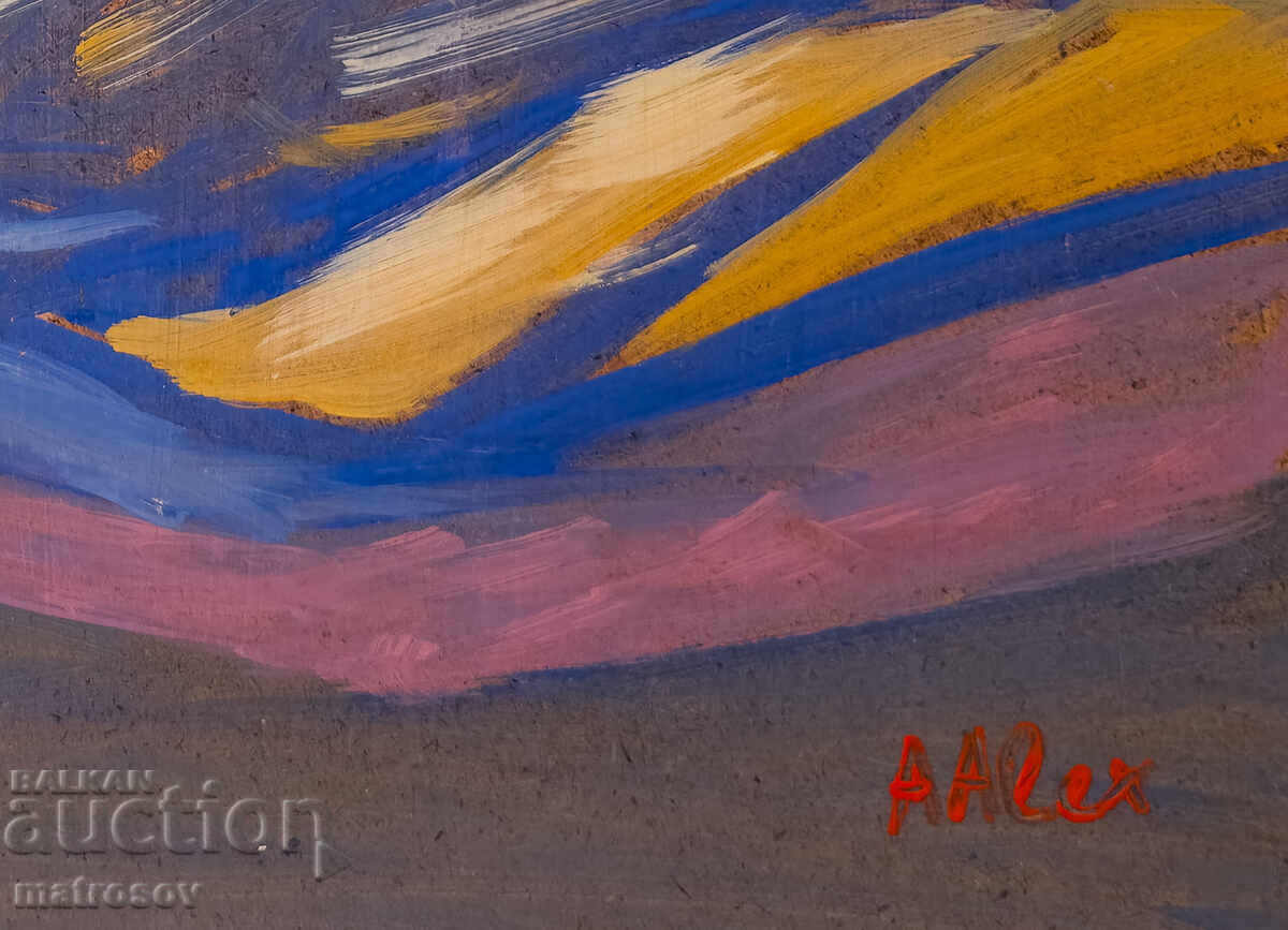 Abstract painting, oil paints - 7