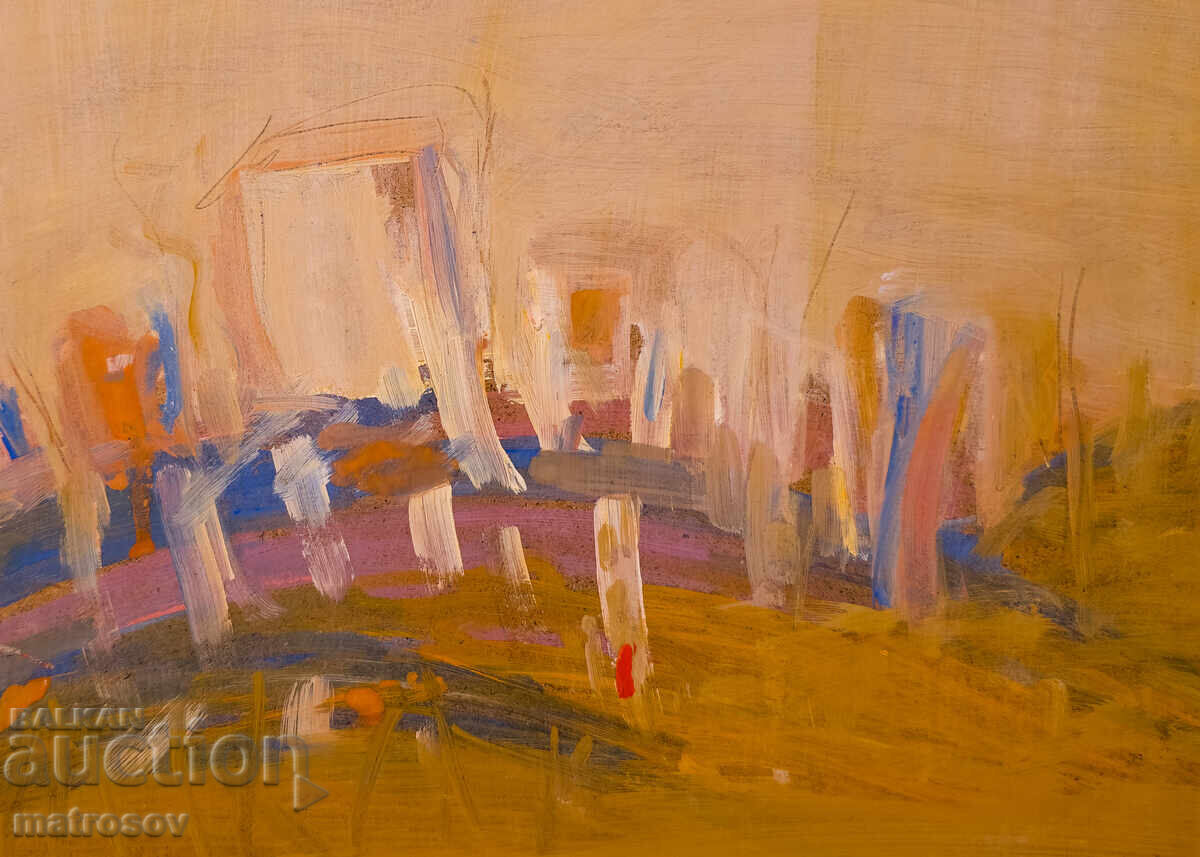 Compoziție abstractă, vopsele în ulei - 6