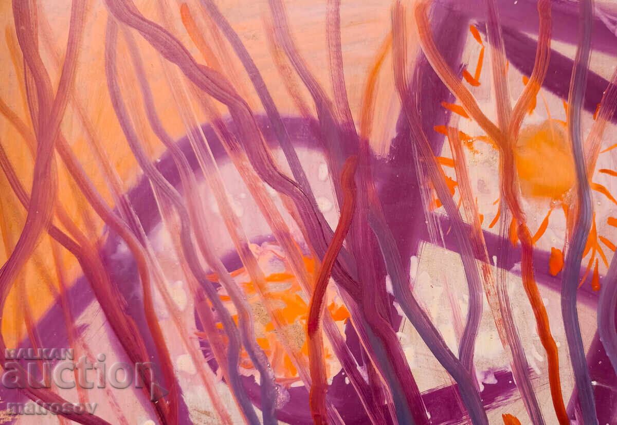 Доставка на Абстрактна композиция, маслени бои