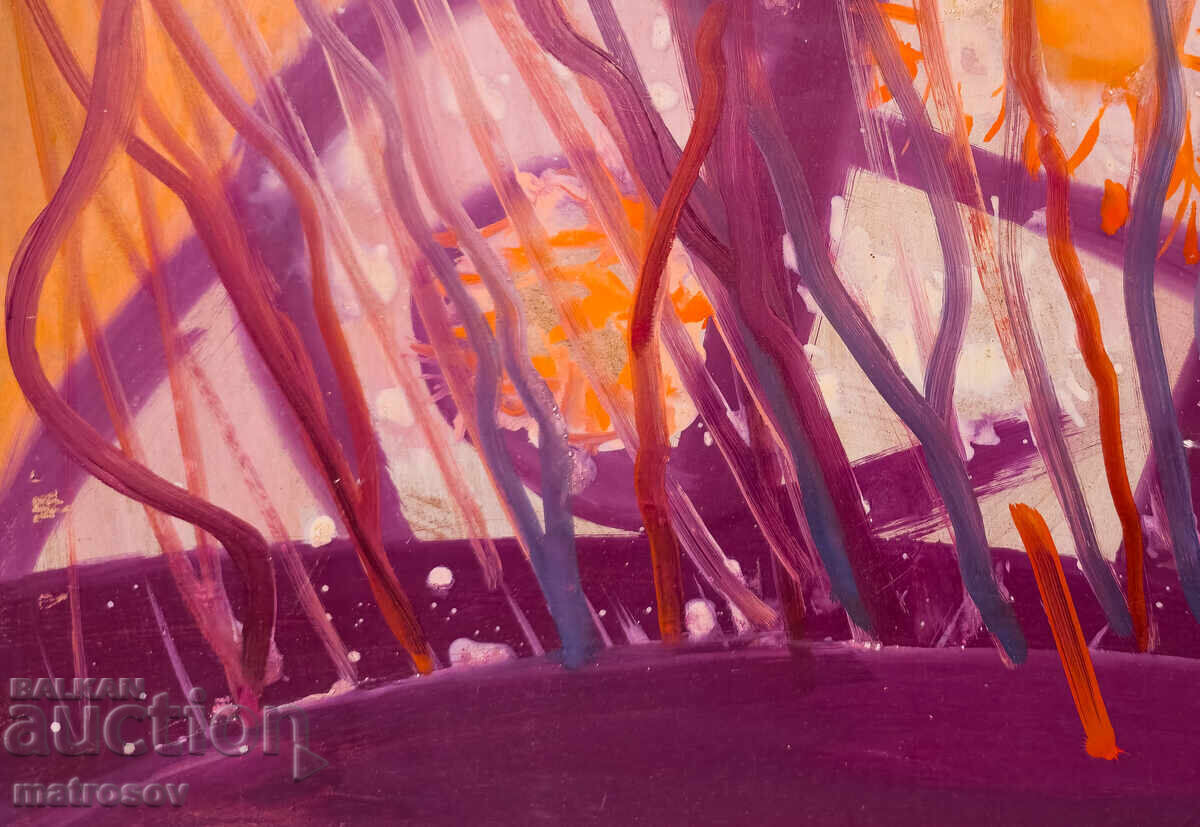Абстрактна композиция, маслени бои - 5