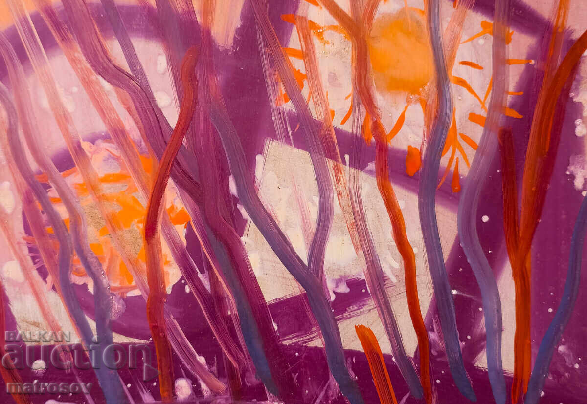 Абстрактна композиция, маслени бои - 7
