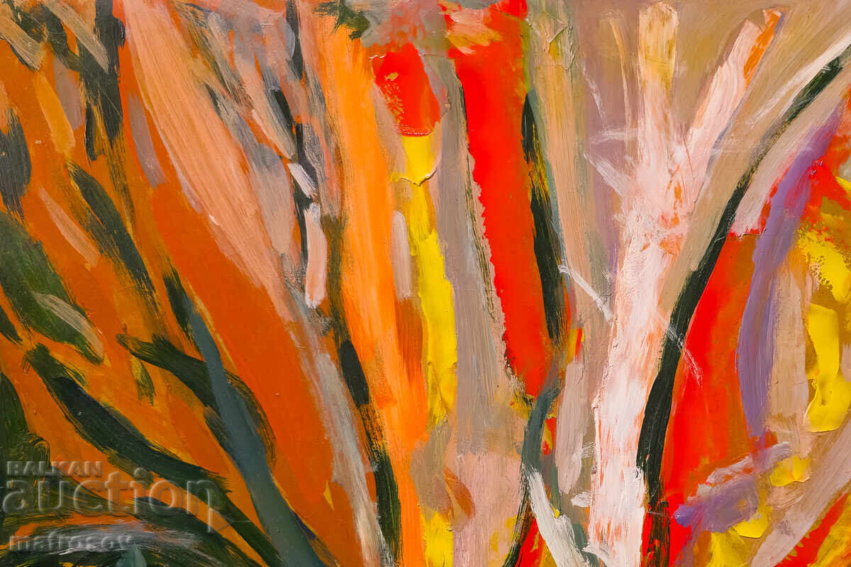 Παράδοση Αφηρημένη σύνθεση, λαδομπογιές