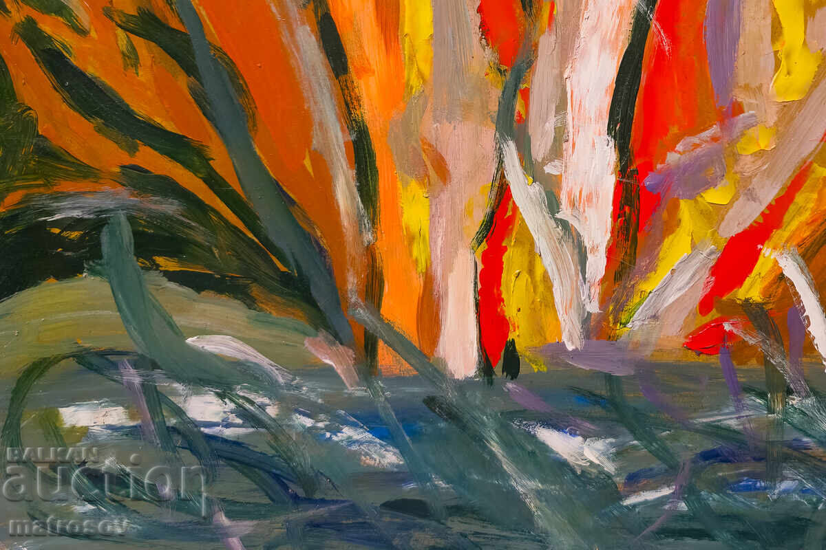 Αφηρημένη σύνθεση, λαδομπογιές - 5