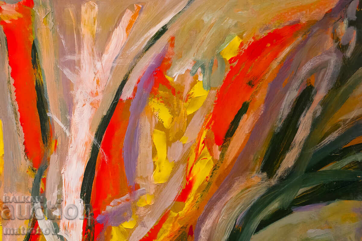 Αφηρημένη σύνθεση, λαδομπογιές - 7