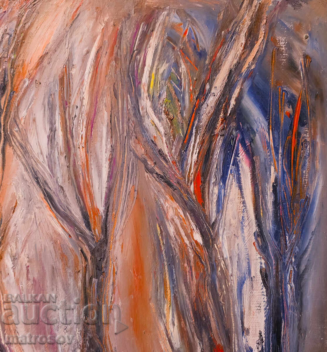 Valentin Radenovski, oil painting abstract landscape Valentin Radenovski, oil painting abstract landscape