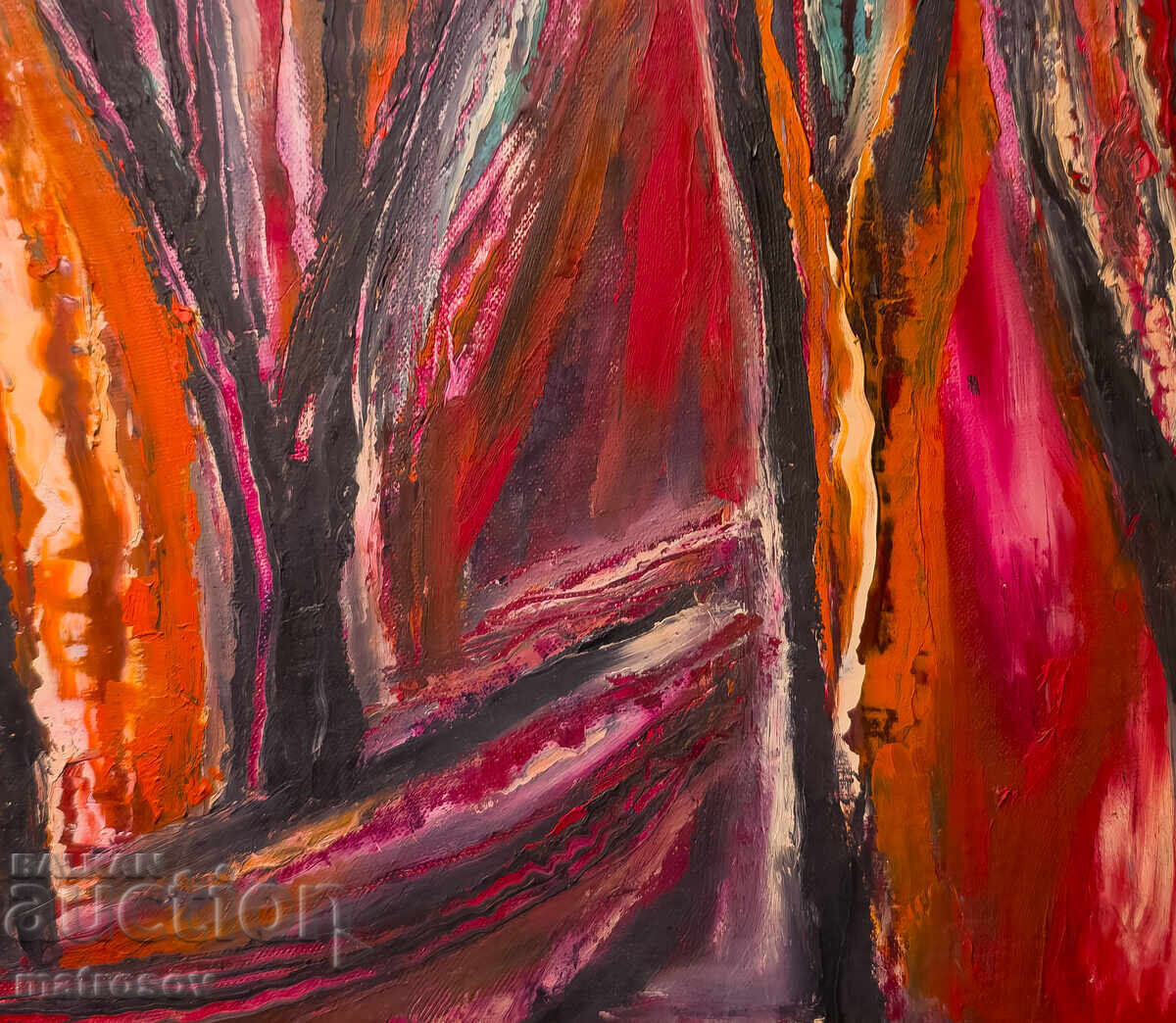 Delivery of Valentin Radenov, oil painting, landscape