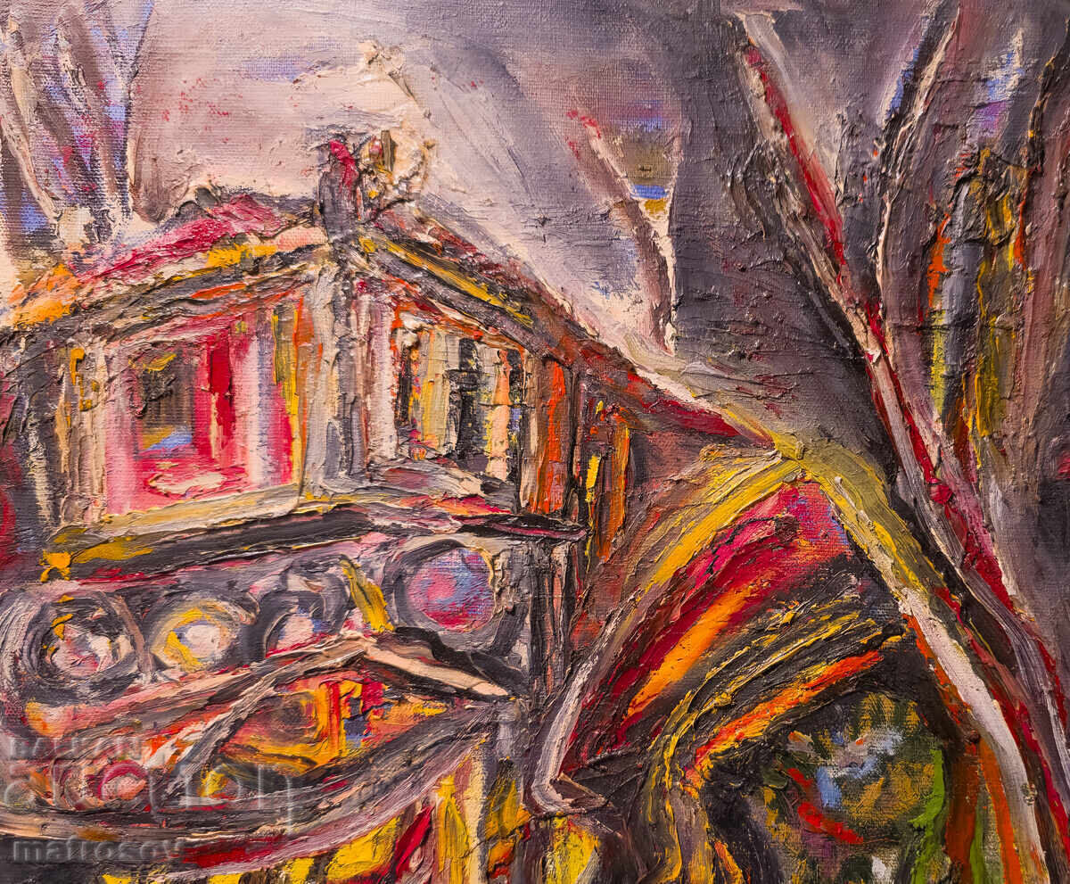 Valentin Radenov, oil painting, landscape